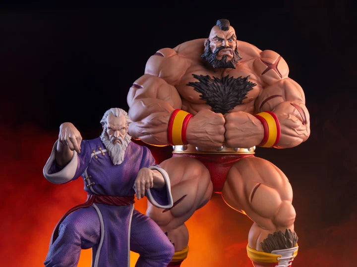 Preventa Set Estatuas Zangief & Gen - Street Jam - Street Fighter marca PCS Collectibles escala 1/10