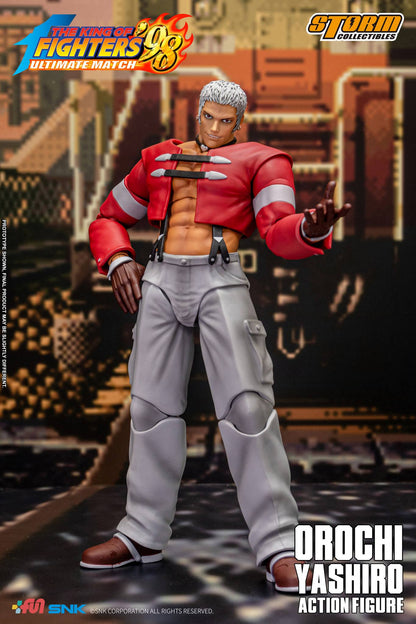 Preventa Figura OROCHI YASHIRO - The King of Fighters '98 Unlimited Match marca Storm Collectibles SKKF13 escala pequeña 1/12