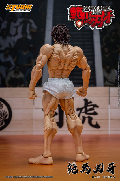 Preventa Figura Baki Hanma (Exclusive) - Baki Hanma: Son of Ogre marca Storm Collectibles KIBK05 escala pequeña 1/12