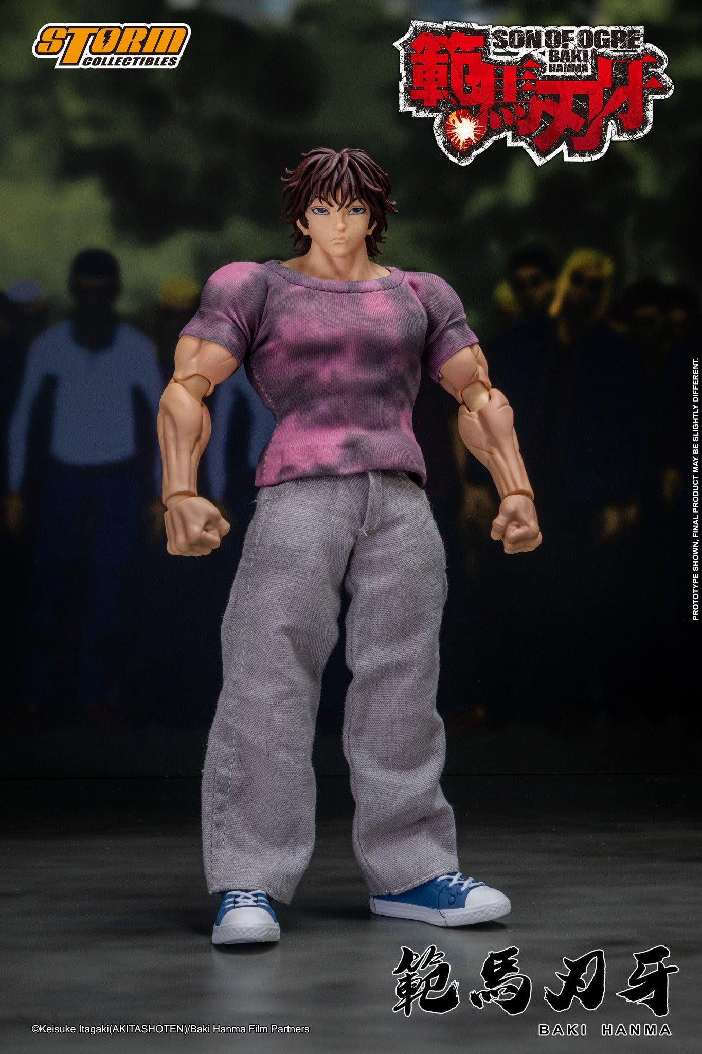 Preventa Figura Baki Hanma (Exclusive) - Baki Hanma: Son of Ogre marca Storm Collectibles KIBK05 escala pequeña 1/12