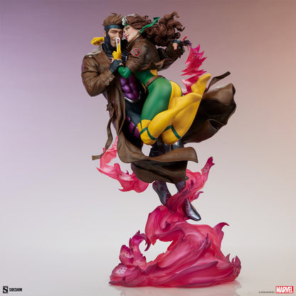 Preventa Estatua Marvel Rogue & Gambit marca Sideshow Collectibles (47 cm)