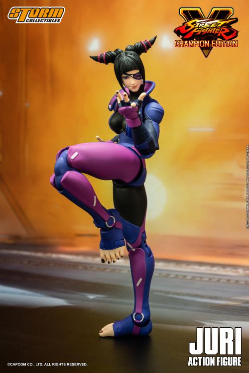 Pedido Figura Juri Han - Street Fighter V: Champion Edition marca Storm Collectibles escala pequeña 1/12