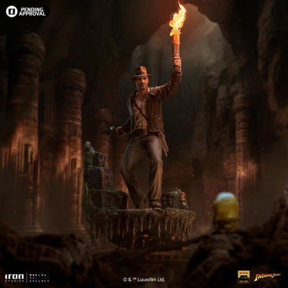 Preventa Estatua Indiana Jones (Deluxe) (Limited Edition) marca Iron Studios escala de arte 1/10