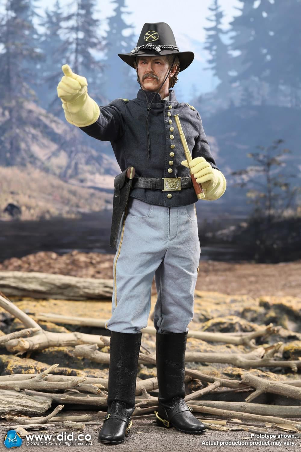 Pedido Figura Union Army Lieutenant John Dunbar - U.S. Civil War marca DID NS80175 escala 1/6