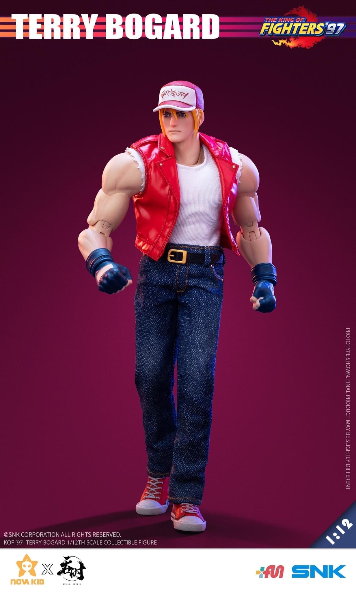 Pedido Figura Terry Bogard - The King of Fighters '97 marca Tunshi Studio SNK TS-XZZ-005 escala pequeña 1/12