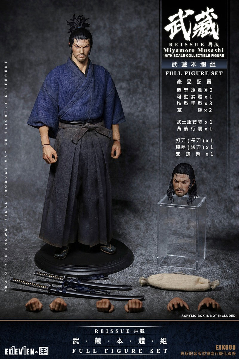 Pedido Figura Miyamoto Musashi marca Eleven x Kai Studios EXK008 escala 1/6 (relanzamiento)