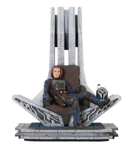 Preventa Estatua Bo-Katan on Throne (Edición limitada) (Resina) - The Mandalorian - Premier Collection marca Diamond Select Toys escala 1/7