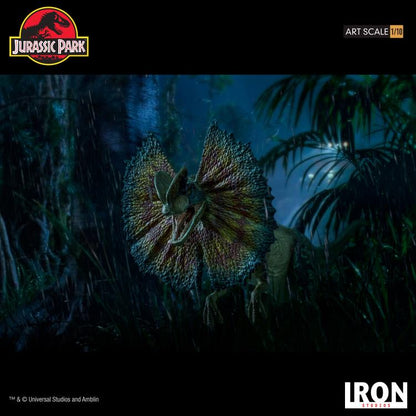 Preventa Estatua Dilophosaurus - Jurassic Park Icons - Limited Edition marca Iron Studios escala de arte 1/10