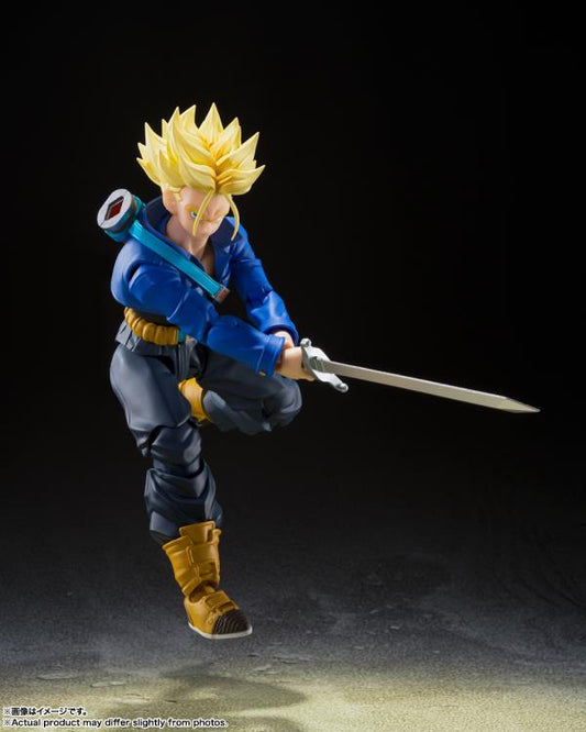 Pedido Figura Super Saiyan Trunks (Boy from the Future) - Dragon Ball Z - S.H.Figuarts marca Bandai Spirits escala pequeña 1/12