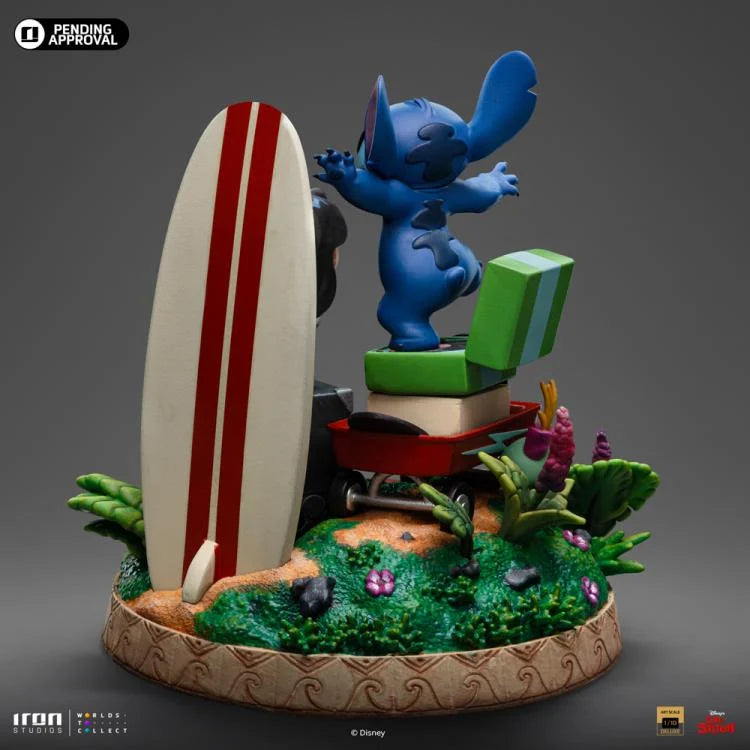 Preventa Estatua Lilo & Stitch (Deluxe) - Lilo & Stitch - Limited Edition BDS marca Iron Studios escala de arte 1/10