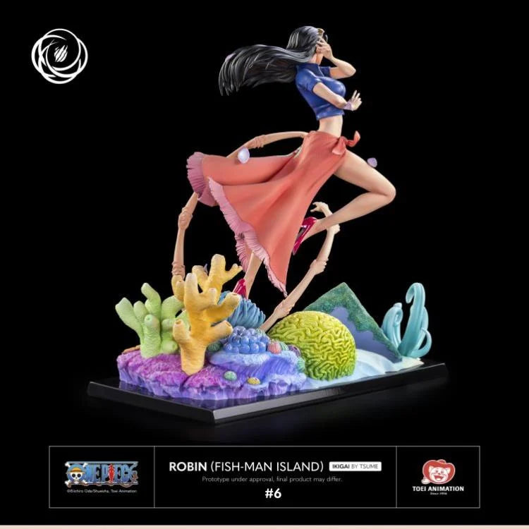 Preventa Estatua NICO ROBIN (Fish-Man Island) (Limited Edition) - One Piece Ikigai marca TSUME a escala 1/6 (35 cm)