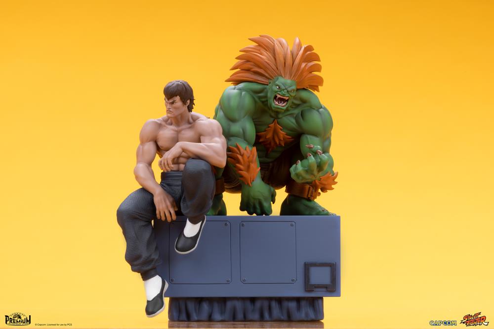 Preventa Set Estatuas Blanka & Fei Long - Street Jam - Street Fighter marca PCS Collectibles escala 1/10