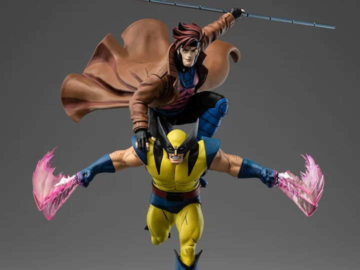 Preventa Estatua Gambit & Wolverine (Deluxe) - X-Men '97 - Limited Edition marca Iron Studios escala de arte 1/10