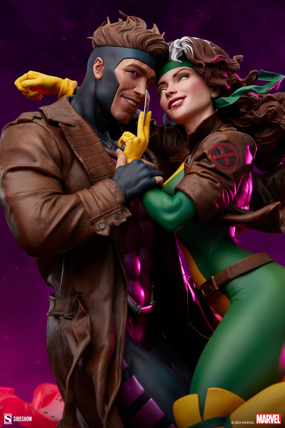 Preventa Estatua Marvel Rogue & Gambit marca Sideshow Collectibles (47 cm)