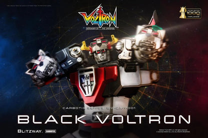 Preventa Figura Black Voltron (DIECAST) (Exclusiva Edición Limitada) - Carbotix Series marca Blitzway BW-CA-11101 (38 cm)