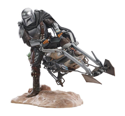 Pedido Estatua Din Djarin con Speeder Bike (Edición limitada) (Resina) - The Mandalorian - Premier Collection marca Diamond Select Toys escala 1/7