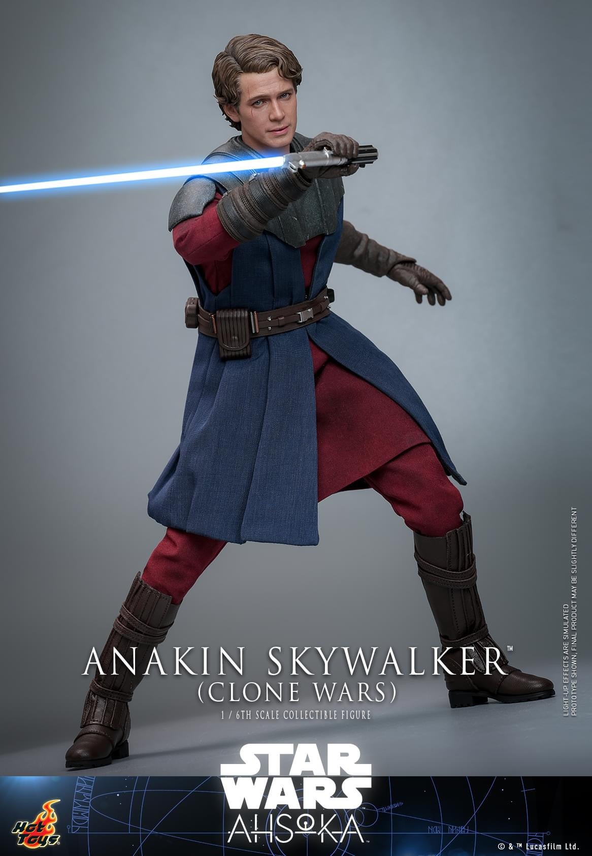 Preventa Figura Anakin Skywalker (Clone Wars) - Star Wars: Ahsoka ™ marca Hot Toys TMS129 escala 1/6