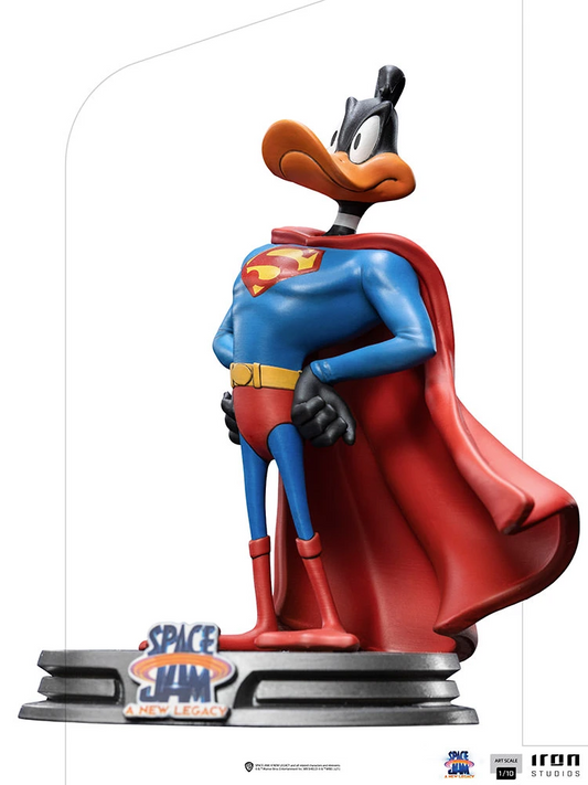 Pedido Estatua Duck Superman - Space Jam: A New Legacy - marca Iron Studios escala de arte 1/10