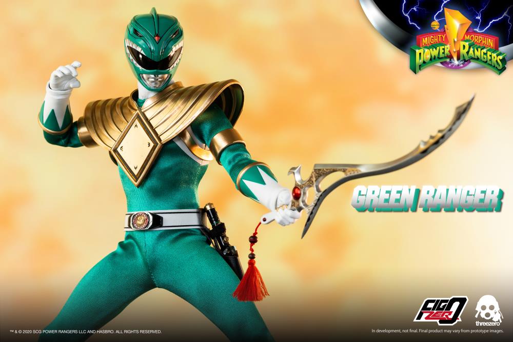 Pedido Figura Green Ranger - Mighty Morphin Power Rangers - FigZero marca Threezero 3Z0200 escala 1/6