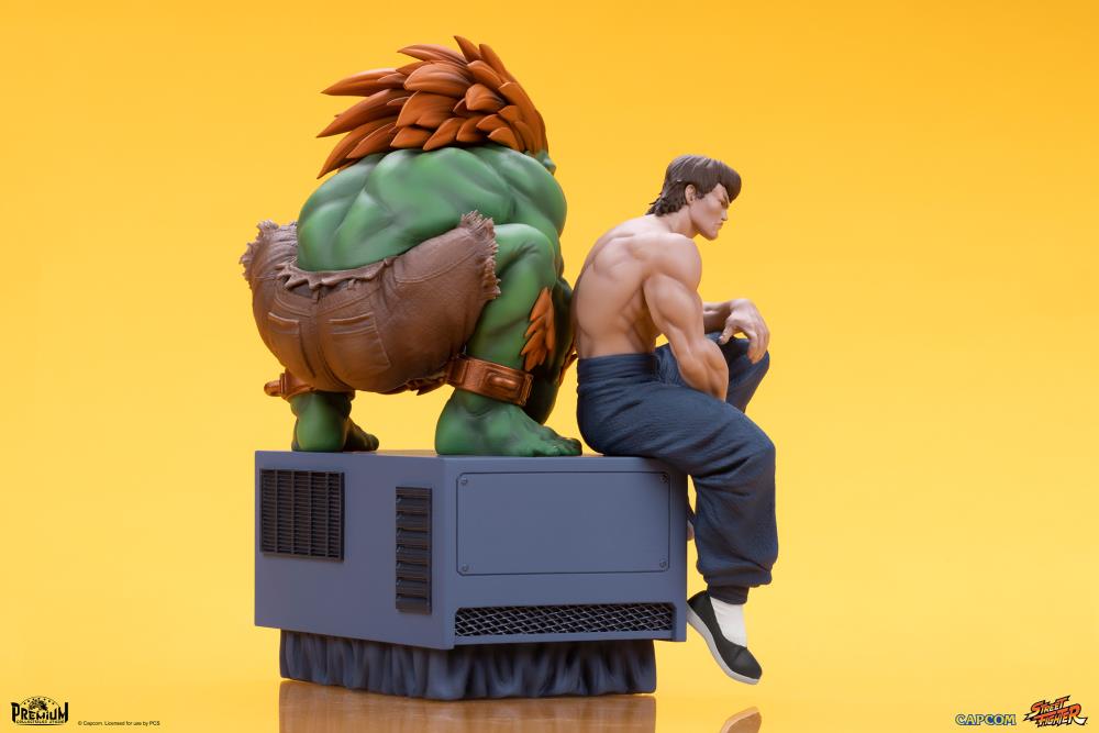 Preventa Set Estatuas Blanka & Fei Long - Street Jam - Street Fighter marca PCS Collectibles escala 1/10