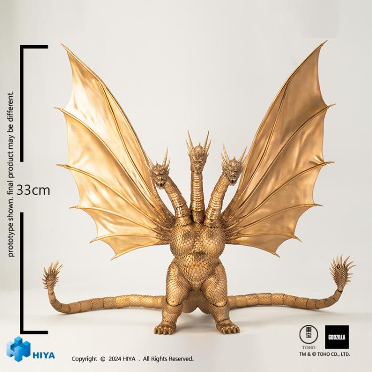 Preventa Figura King Ghidorah (PX Previews Exclusive) - Godzilla vs. King Ghidorah (1991) - Exquisite Basic marca HIYA EBG00 (33 cm)