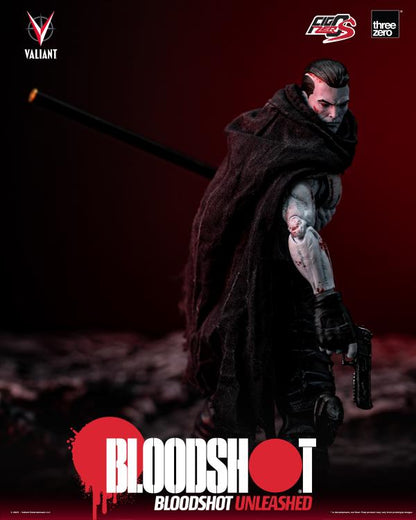 Pedido Figura Bloodshot Unleashed - Valiant Comics - FigZero S marca Threezero 3Z0422 escala pequeña 1/12