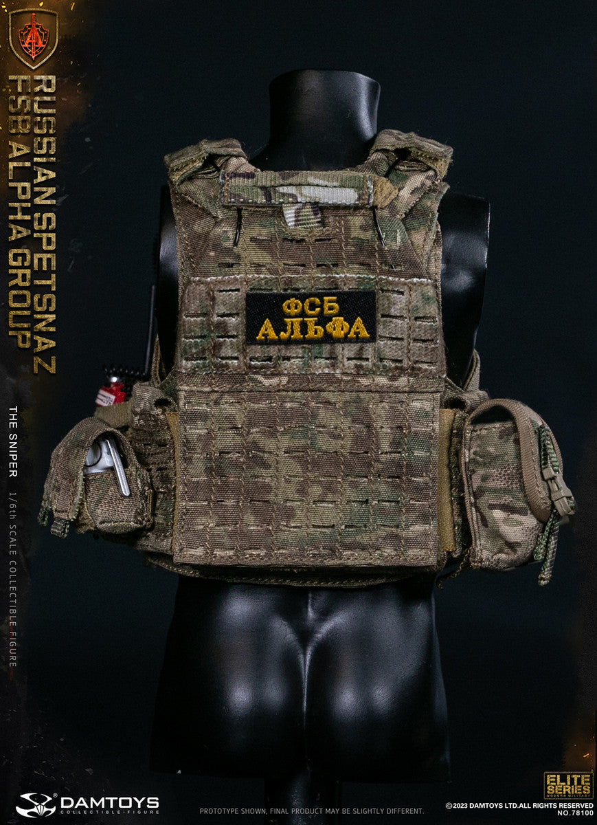 Preventa Figura The Sniper - Russian Spetsnaz FSB Alpha Group marca Damtoys 78100 escala 1/6