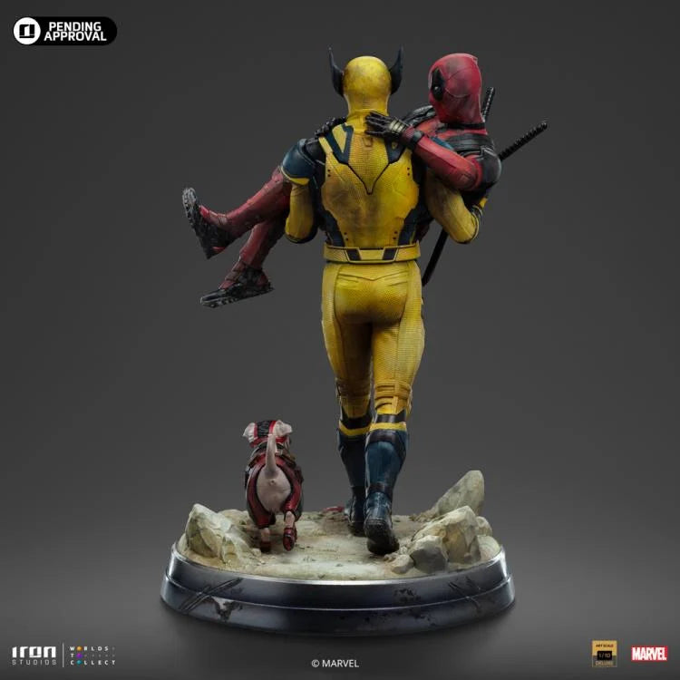 Preventa Estatua Deadpool & Wolverine Deluxe (Limited Edition) marca Iron Studios escala de arte 1/10