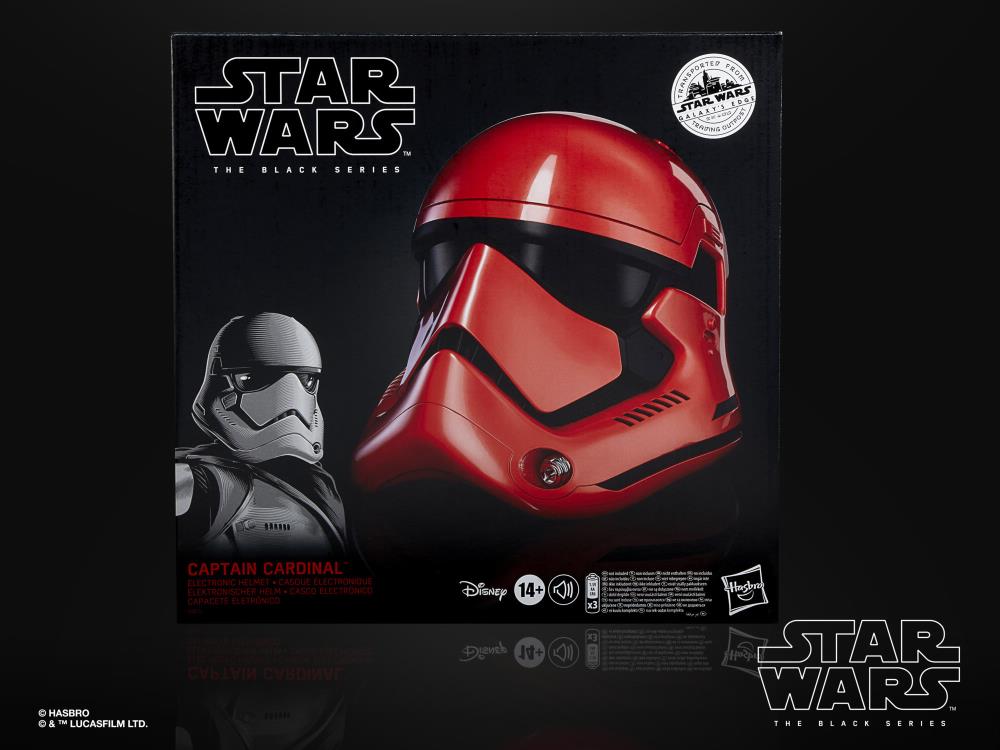 Pedido Casco Electrónico del Captain Cardinal (Galaxy's Edge) - Star Wars: The Black Series marca Hasbro escala real 1/1