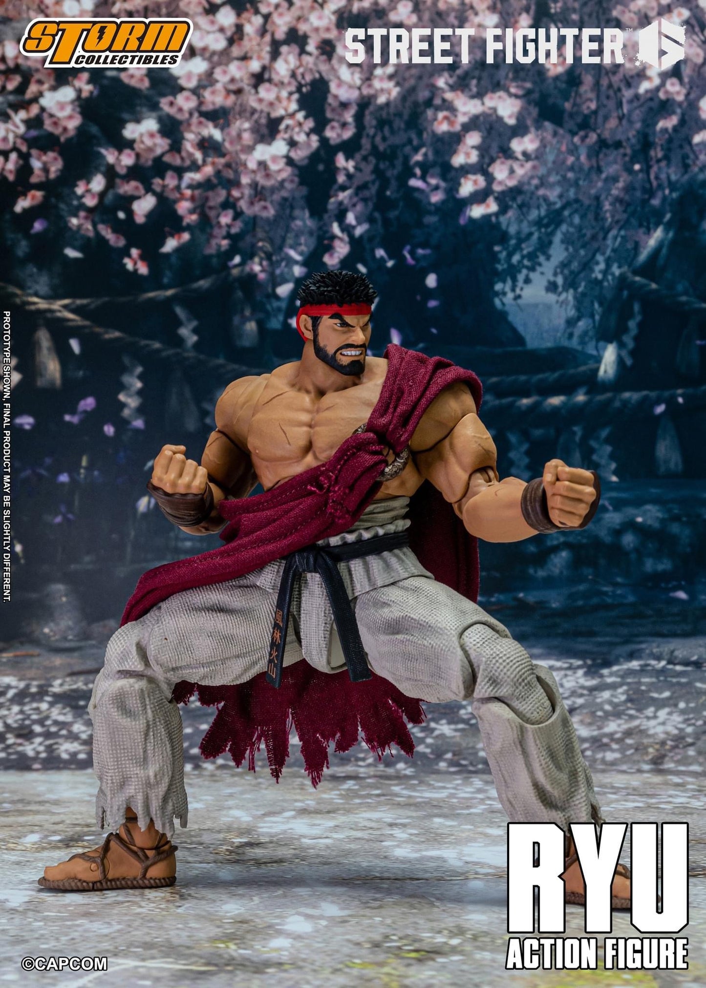 Pedido Figura RYU - Street Fighter 6 marca Storm Collectibles escala pequeña 1/12