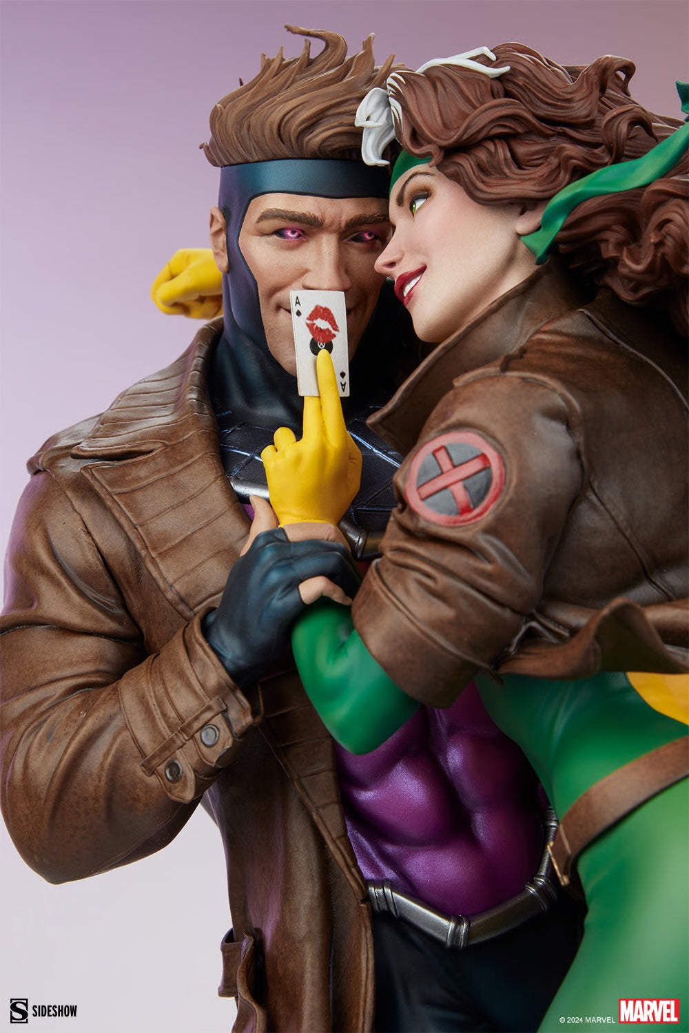 Preventa Estatua Marvel Rogue & Gambit marca Sideshow Collectibles (47 cm)