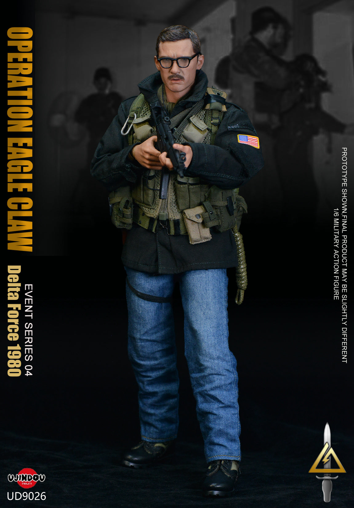 Pedido Figura U.S. Army Delta Force - Opetation Eagle Claw 1980 marca Ujindou UD9026 escala 1/6