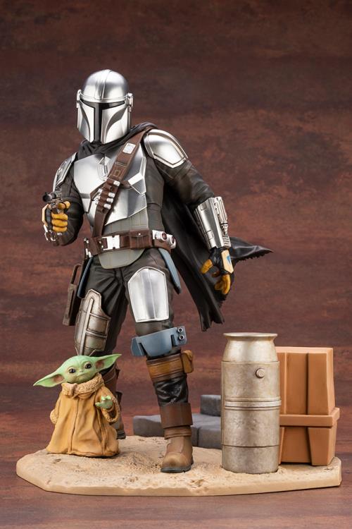 Pedido Estatua Mandalorian & Baby Yoda - Star Wars: The Mandalorian - ArtFX marca Kotobukiya escala 1/7