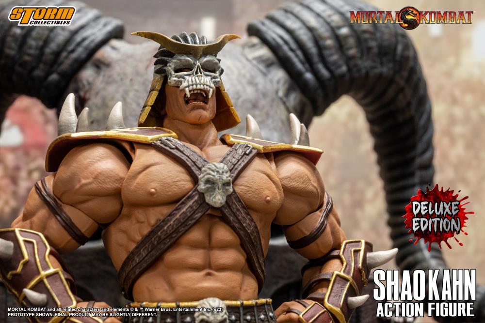 Pedido Figura Shao Kahn con Trono (Deluxe Edition) - Mortal Kombat marca Storm Collectibles escala 1/12