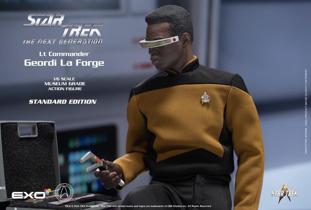 Pedido Figura Lt. Commander Geordi La Forge (Standard version) - Star Trek: The Next Generation marca EXO-6 EXO-01-018S escala 1/6