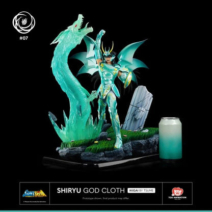 Pedido Estatua SHIRYU God Cloth (Limited Edition) - Saint Seiya Ikigai marca TSUME a escala 1/6 (43 cm)