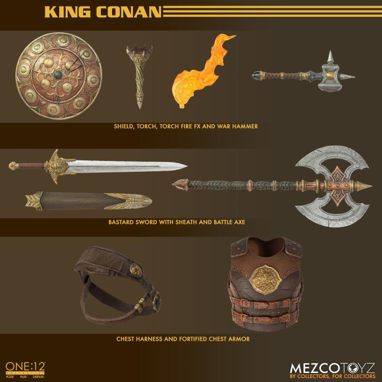 Pedido Figura King Conan - One:12 Collective marca Mezco Toyz 76803 escala pequeña 1/12