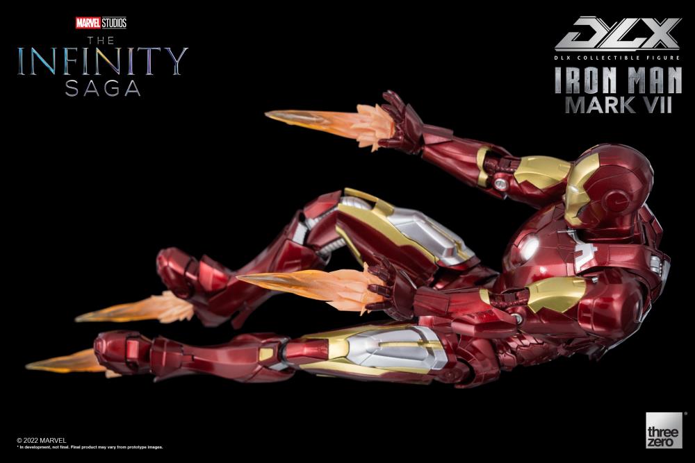 Pedido Figura DLX Iron Man Mark 7 - Avengers Infinity Saga marca Threezero 3Z0255 escala pequeña 1/12