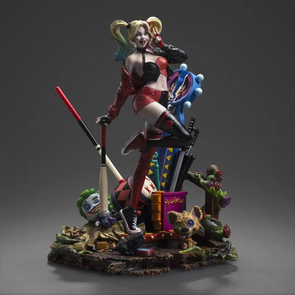 Preventa Estatua Harley Quinn (Deluxe) - Gotham City Sirens - Limited Edition marca Iron Studios escala de arte 1/10