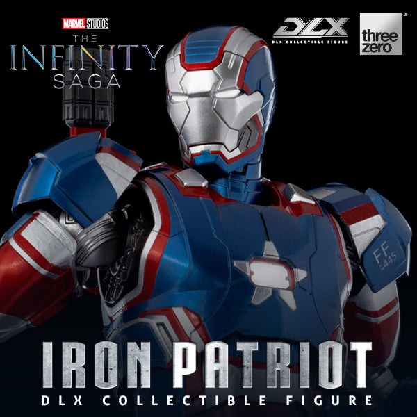 Pedido Figura DLX Iron Patriot - Avengers: Infinity Saga marca Threezero 3Z0257 escala pequeña 1/12