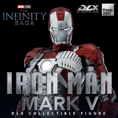 Pedido Figura DLX Iron Man Mark 5 - Avengers: The Infinity Saga marca Threezero 3Z0254 escala pequeña 1/12