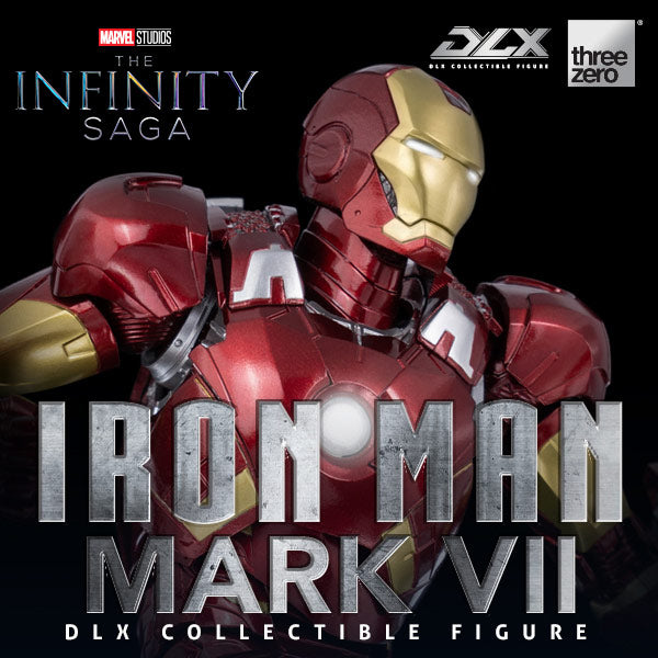 Pedido Figura DLX Iron Man Mark 7 - Avengers Infinity Saga marca Threezero 3Z0255 escala pequeña 1/12