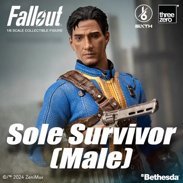 Preventa Figura Sole Survivor (Masculino) - FALLOUT marca Threezero 3Z0541 escala 1/6