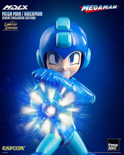 Preventa Figura MDLX Mega Man / Rockman (Event Exclusive version) (Edición Limitada) marca Threezero 3Z0572 escala pequeña 1/12