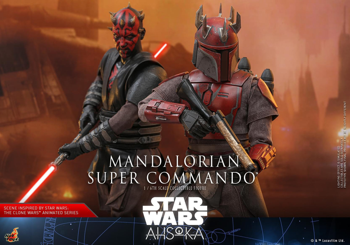 Pedido Figura Mandalorian Super Commando™ - Star Wars: Ahsoka ™ marca Hot Toys TMS127 escala 1/6