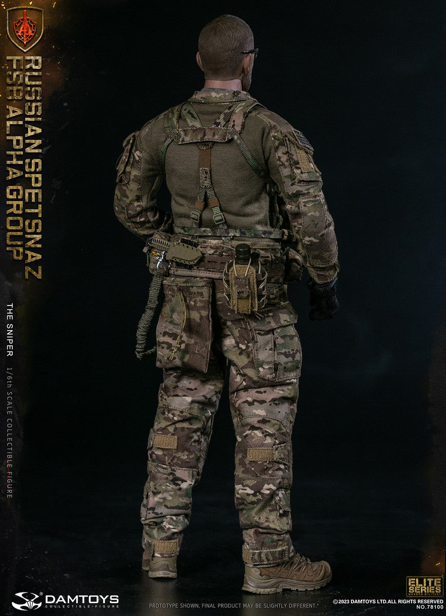 Preventa Figura The Sniper - Russian Spetsnaz FSB Alpha Group marca Damtoys 78100 escala 1/6