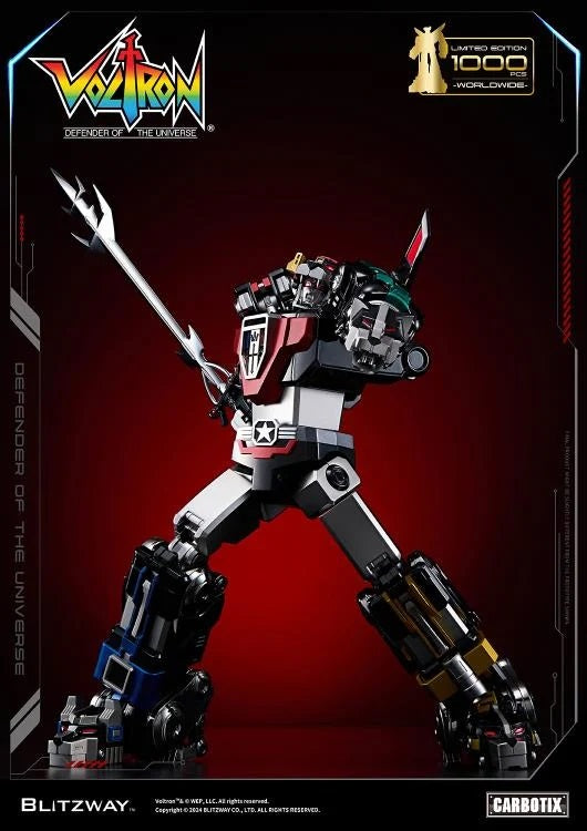 Preventa Figura Black Voltron (DIECAST) (Exclusiva Edición Limitada) - Carbotix Series marca Blitzway BW-CA-11101 (38 cm)