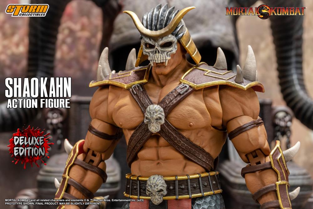 Pedido Figura Shao Kahn con Trono (Deluxe Edition) - Mortal Kombat marca Storm Collectibles escala 1/12