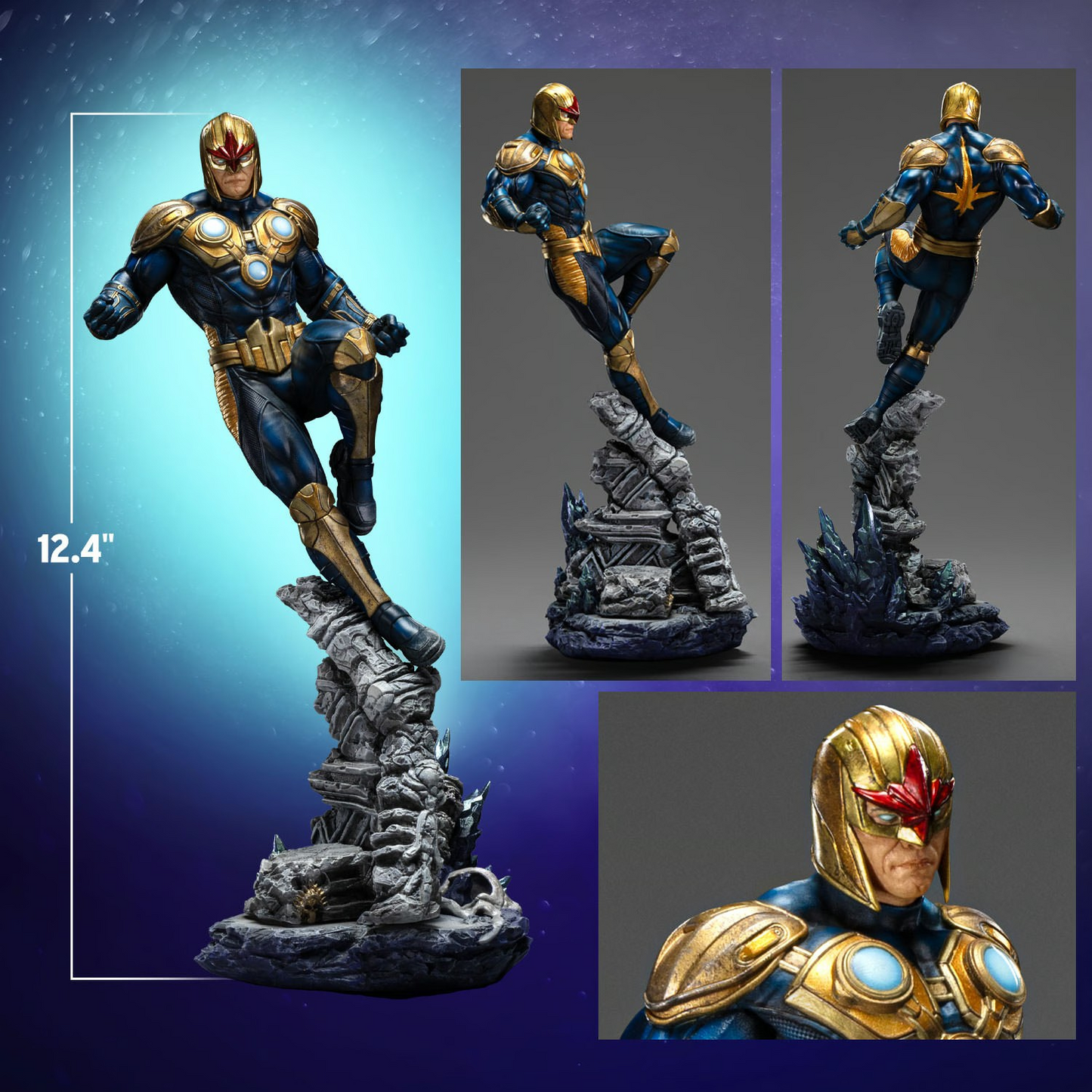 Preventa Estatua Nova (Limited Edition) - The Infinity Gauntlet - BDS marca Iron Studios escala de arte 1/10