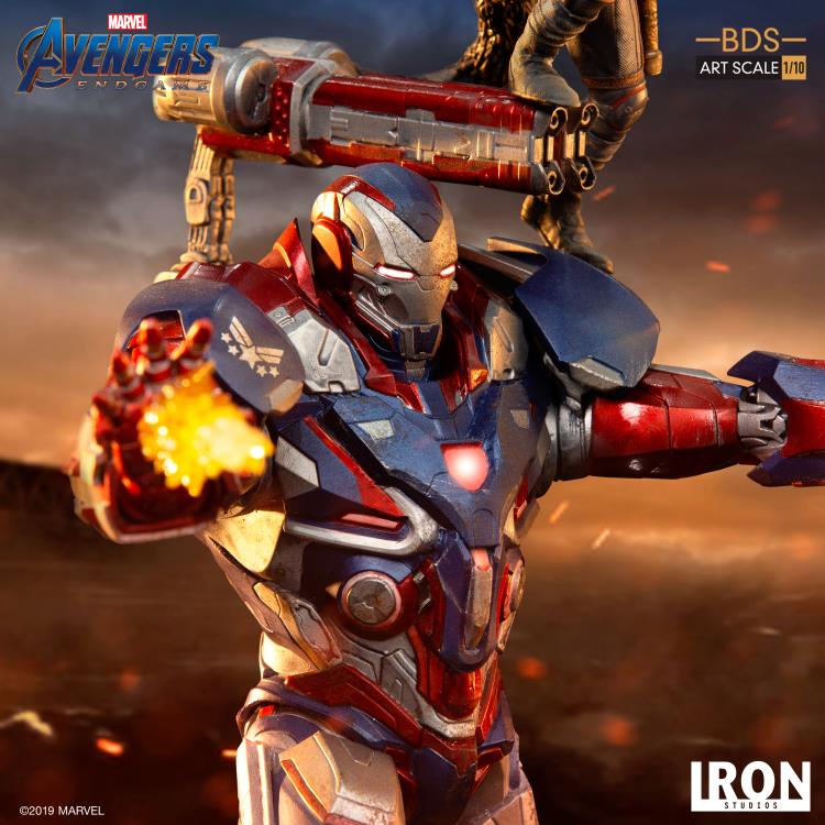 Pedido Estatua Iron Patriot & Rocket - Avengers: Endgame - Battle Diorama Series (BDS) marca Iron Studios escala de arte 1/10